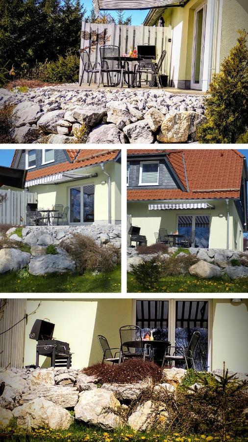 Behagliches Ferienhaus Zaunkoenig -Mit Kamin Und Sauna Tanne Exteriör bild